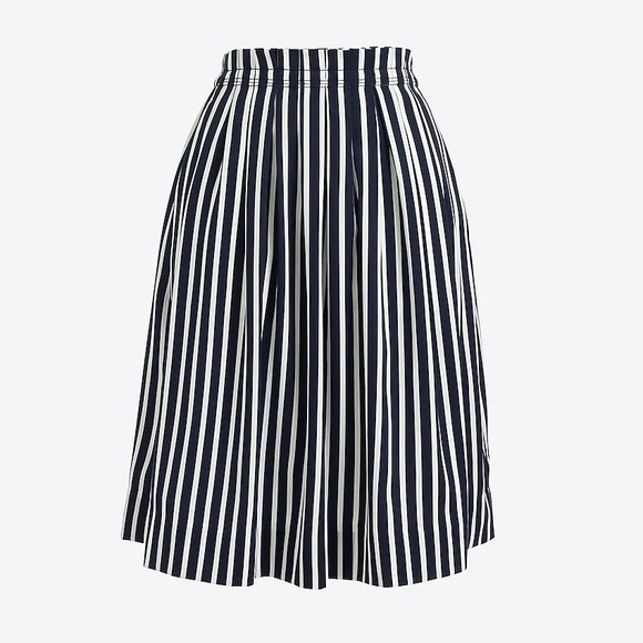 J. Crew Dresses & Skirts - J. Crew Factory Vertical Striped Skirt